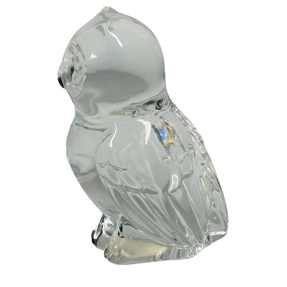Beautiful PRINCESS HOUSE W Germany Lead Crystal WISE OWL Figurine Paperweight - Picture 4 of 10